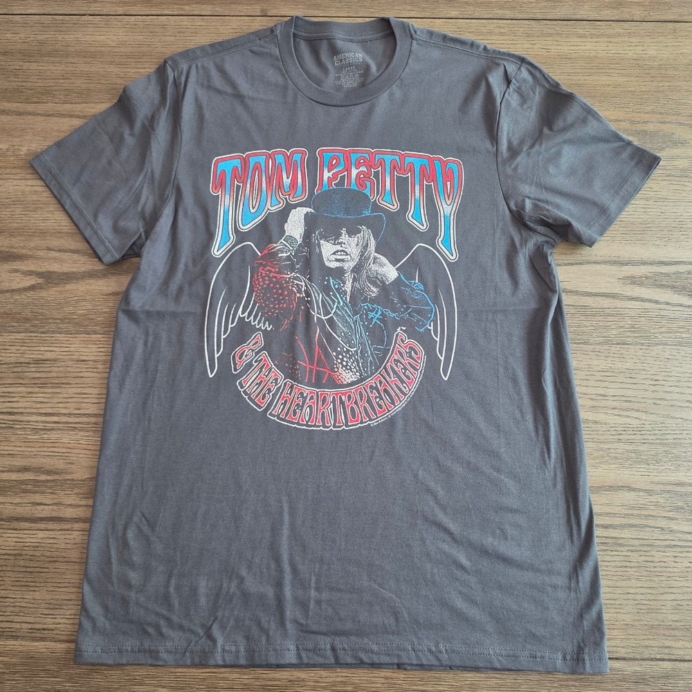 Tom Petty and the Heartbreakers Graphic T-Shirt Black Large